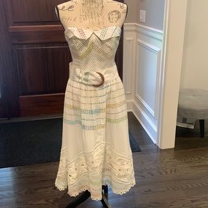 Strapless summer dress